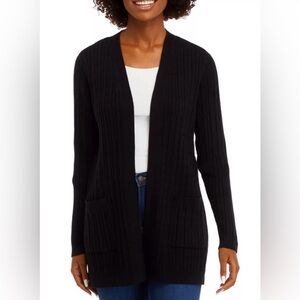 Kim Rogers Women's Long Sleeve Cable Knit Cardigan